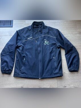 Bauer Notre Dame Fighting Irish Hockey Jacket Men’s XL Black Full Zip Fleece